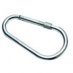 large carabiner with swing-out arm clears 2 inch batton pipe