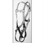 full body one piece fall arrest harnest includes 6 foot soft stop lanyard